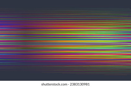 Vector motion effect background with gradient color stripes.Vibrant abstract backdrop with neon colored lines.