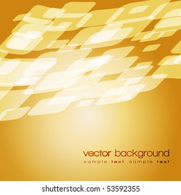 Vector motion warped square on the colorful background with text