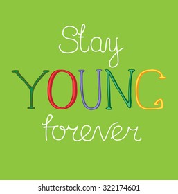 Vector motivational bright poster. Hand drawn text. Lettering.