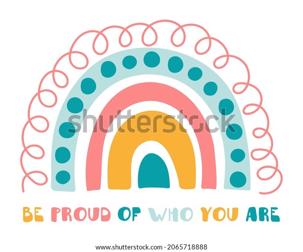 Winners Rainbow Typography Poster Set
