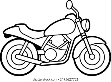 Vector motor bike design. Vector design