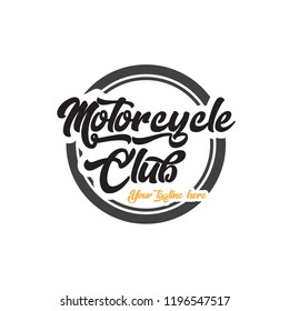 vector motorcycle club logo