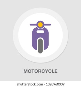 Vector motorcycle icon