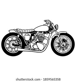 Dessin Noir Et Blanc Motocycle Images Et Images Vectorielles De Stock Shutterstock