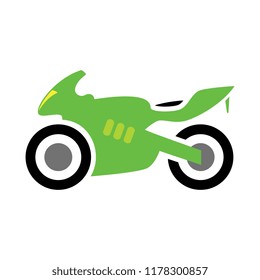 vector Motorcycle illustration - vector motorbike symbol, race bike