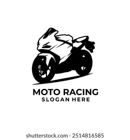 logotipo de motociclismo de vetor automobilismo