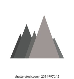 A vector mountain, can be used for a logo or marker