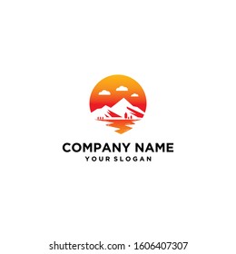 vector mountain logo for the company
