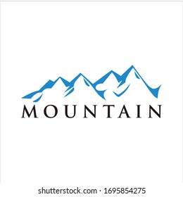 vector mountain logo design graphic abstract modern style