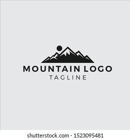 vector mountain and outdoor adventures logo