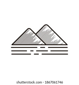 vector mountain and outdoor adventures logo