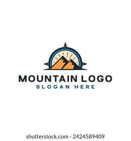 Vector Berg- und Outdoor-Abenteuer Logo