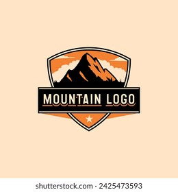 vector mountain and outdoor adventures logo