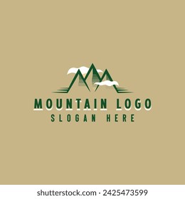 vector mountain and outdoor adventures logo
