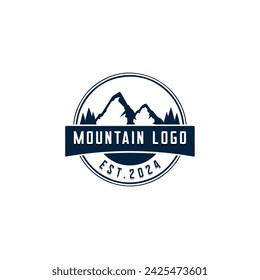 Vector Berg- und Outdoor-Abenteuer Logo