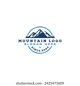 vector mountain and outdoor adventures logo