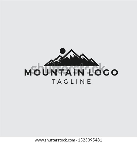 vector mountain and outdoor adventures logo