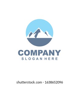 vector Mountain ridge with many peaks and the forest at the foot - stock vector,Mountains silhouettes. Mountains vector, Mountains vector of outdoor design elements, Mountain scenery, trees