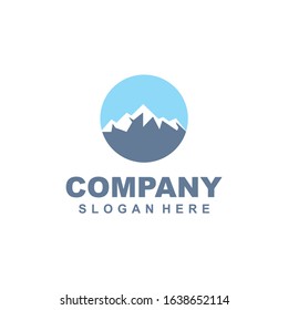 vector Mountain ridge with many peaks and the forest at the foot - stock vector,Mountains silhouettes. Mountains vector, Mountains vector of outdoor design elements, Mountain scenery, trees