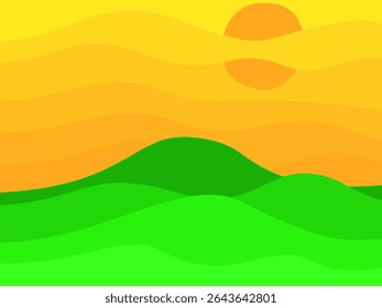 vector of mountain and sky wallpaper which is nice for cover and wallpaper