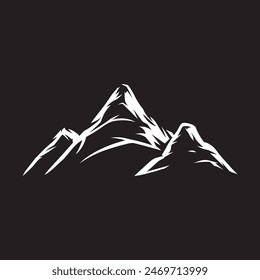 Vector, Mountain Vector T-shirt Design