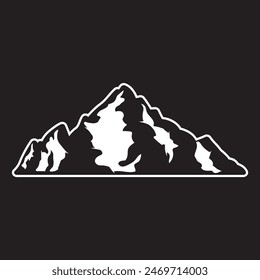 Vector, Mountain Vector T-shirt Design