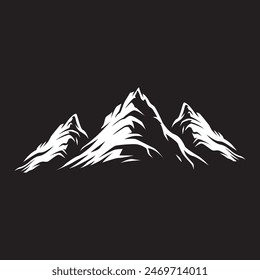 Vector, Mountain Vector T-shirt Design