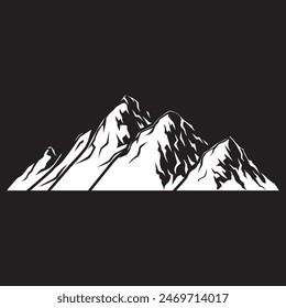 Vector, Mountain Vector T-shirt Design