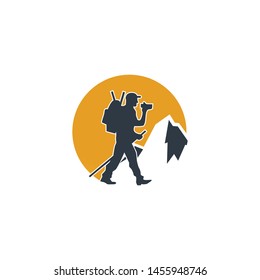 Vector Mountaineer Adventurous Icon Stock Vector (Royalty Free ...