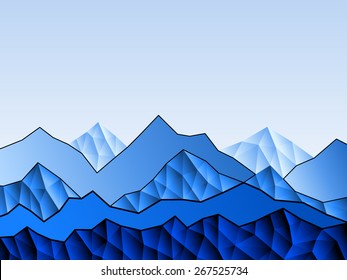 Vector mountains