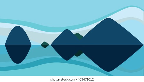 Vector mountains