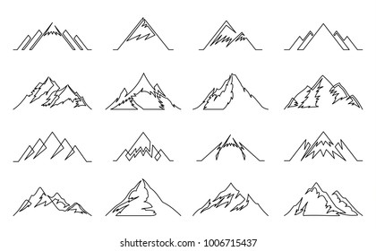 線画 山 の画像 写真素材 ベクター画像 Shutterstock