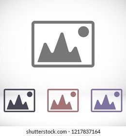 Vector Mountains Vector icon