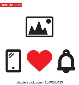 Vector Mountains Vector icon