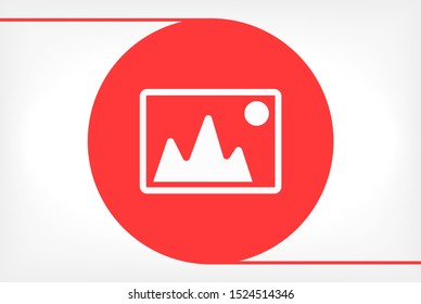 Vector Mountains Vector icon . Lorem Ipsum Illustration design