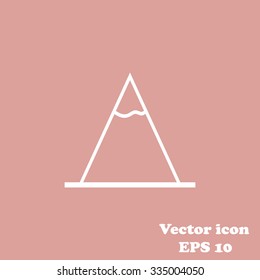 Vector Mountains Icon Symbol