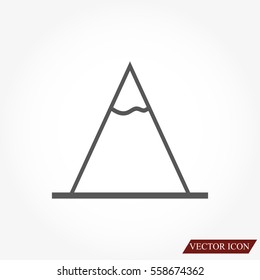 Vector Mountains Icon Symbol