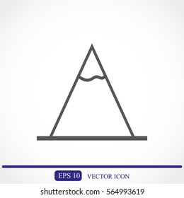 Vector Mountains Icon Symbol