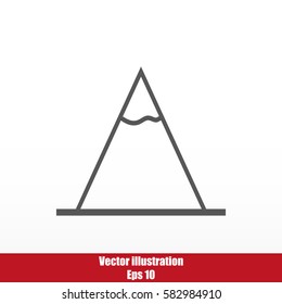 Vector Mountains Icon Symbol