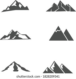 Vector mountains icons for you