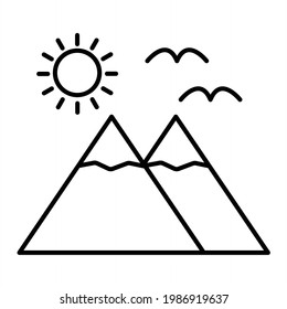 Vektorgebirge - Konturdesign
