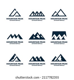 Montañas vectoriales para su negocio