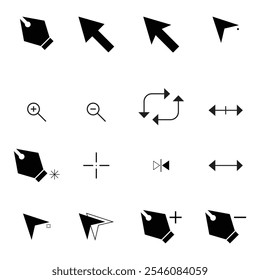 vector mouse cursor collection design
