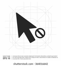 Vector Mouse cursor Loading icon