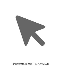 vector mouse cursor symbol - arrow click pointer illustration isolated, web communication icon