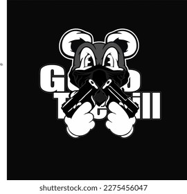 vector mouse and gund for apparel