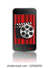 Vector movie application for smart phone