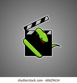 Vector Movie Cut with Snake