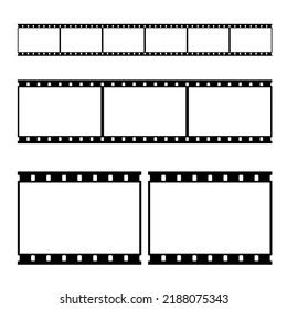 Vector of movie windows. Frame negative to make endless film strip