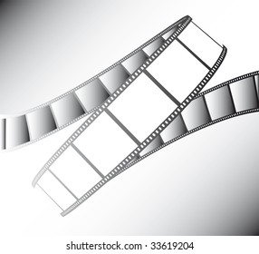 vector movie/photo film - illustration on gradient background